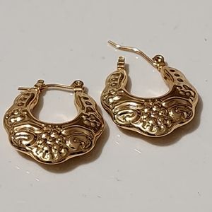 18k Gold Plated Stainless Steel Earrings